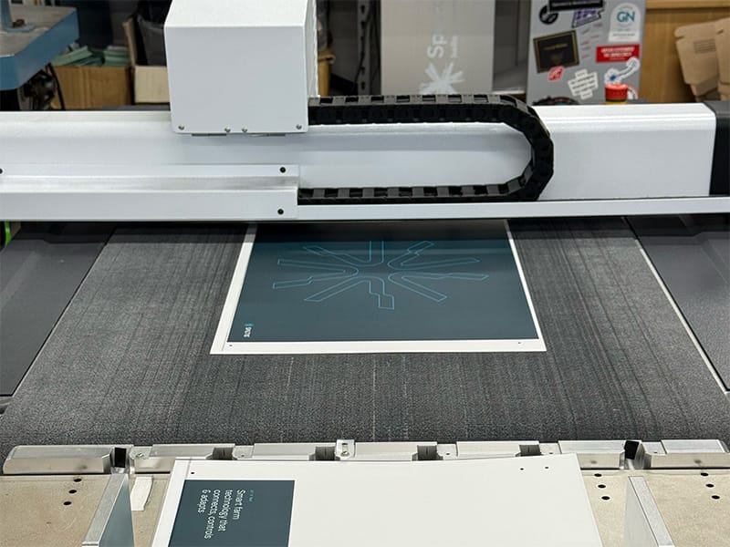 Precision die cut printed pieces
